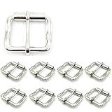 [クラフトパーツ屋] バックル 18mm ベルト 9個 シルバー