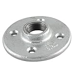 Everflow Supplies gmfl0114 1 – 1 / 4 "亜鉛メッキ可鍛性鉄床フランジwith 4つ穴