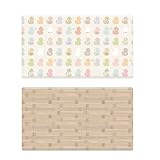 The Prime Baby Duck Playmat Double Sided Design ベビージム プレイマット 両面デザイン 1.5の厚さ [海外並行輸入品] (L (250*140*1.5