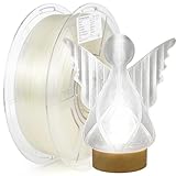 iSANMATE 透明高速 PLA+ フィラメント1.75mm、3Dプリンター用透明フィラメント、PLA 1kg プール、寸法精度+/-0.03mm, 印刷速度 30-300mm/s (透明な)