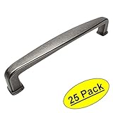 Cosmas 4392 – 128 WN風化ニッケルモダンキャビネットハードウェアハンドルプル – 5 "インチ( 128 mm )穴中心 – 25パック