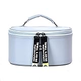 [テンカ]メイクポーチ 化粧ポーチ コスメバッグ 大容量 コンパクト ブラシ 旅行 おしゃれ 機能的 バニティケース トラベルポーチ 取っ手付