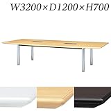 生興 テーブル BMW型会議用テーブル 角型 W3200×D1200×H700 配線ボックス付 BMW-3212W ペールアルダー