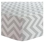 Kushies Baby Change Pad Terry Sheet, Grey Chevron by Kushies