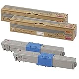 OKI 純正 TC-C4AM2 トナーカートリッジ マゼンタ (大) 2本