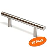 T Handle 3 3/4" Center Bar Pull (Set of 20) [並行輸入品]