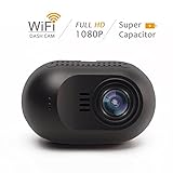 SplashETech MiniQ FHD 1080P WiFi Wireless Dash Cam with SONY CMOS Sensor, Capacitor Edition [並行輸入品]