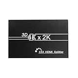 Ultra HD 4K HDMIスプリッター 1X4ポート 3D UHD 1080p 4K2K ビデオ HDMIスイッチスイッチャー HDMI 1入力 4出力 HUB リピーター アンプ