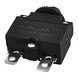 SODIAL AC 125/250V 10A回路ブレーカ熱過負荷保護装置　黒