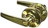 Kwikset 300DL 3 RCAL RCS 93001-268 Delta Bed/Bath Lever, Polished Brass by Kwikset