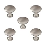 Franklin真鍮3250687-sn-kt Garrettキッチンキャビネットハードウェアノブ、1 – 1 / 4 " 5パック、サテンニッケル