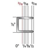 Duo Fast CP5010C 20 Gauge Galvanized Staple 1/2-Inch Crown x 5/16-Inch Length, 1000 Pack [並行輸入品]