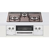 Rinnai RHS31W17G26R-STW-12A13A クリアショコラ リッセ [ビルトインガスコンロ(都市ガス用・左右強火力・60cm)]