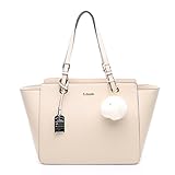 【セット品】& chouette ＆シュエット トートバッグ ショルダーバッグ レディース A4対応 A4サイズ サマンサタバサ (バッグ、チャーム) (ベージュ)