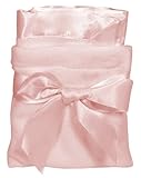 Stephan Baby Satin Trimmed Nature-Soft Fleece Blankie, Pink by Stephan Baby