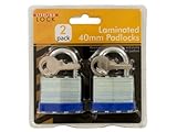 Kole OC563 Laminated Padlocks Set, 40mm [並行輸入品]