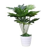 Vosarea 45cmの人工盆栽12本の家庭の窓のテーブルの装飾のためのポットを持つ偽の植物の偽プラスチックプラント