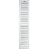 Vantage 0114071123 14X71 Louver Arch Shutter/Pair 123, White [並行輸入品]