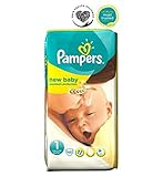 パンパース新しい赤ちゃんのおむつサイズ1不可欠パック - 45おむつ (Pampers) (x6) - Pampers New Baby Nappies Size 1 Essential Pack -