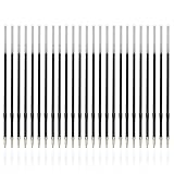 Linbsunne ボールペン替芯 中字 1.0mm ブルーインク 交換可能 ボールペン替芯 (50個-ブルーインク)