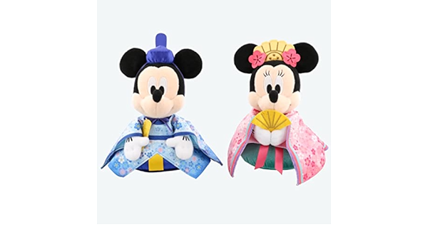 ディズニー ひな人形 ミッキー ミニー ぬいぐるみセット 雛人形 22年 ひな祭り 東京ディズニーリゾート 平飾り おもちゃ Amazon