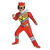 Disguise Red Ranger Dino Charge Toddler Muscle Costume Small (2T) [並行輸入品]