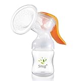 Anself 実用的 安全BPAフリーPP 手動搾乳器 快適 ソフト 軽量 乳母 ミルクポンプ