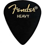 Fender 351 PICK HEAVY ピック 144枚セット ティアドロップ型 ヘビー ブラック フェンダー