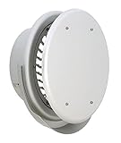 ユニックス 屋外用製品 アルミ製 グリル 外風対策 BUG125AR 丸型フラット板付 横ガラリ 5メッシュ
