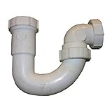 LASCO 03 – 4229ホワイトプラスチックチューブ状PVC Laトラップスリップジョイント1 – 1 / 2インチby 1 – 1 / 4インチ接着to 1 – 1 / 2インチスケジュール4
