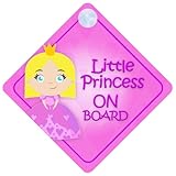 LP016 Little Princess On Board Car Sign New Baby / Child Gift / Present / Baby Shower Surprise by my