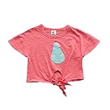 可愛い梨 半袖Tシャツ 肌着 デザインＴシャツ 女の子 子供服 日常 ピンク80cm