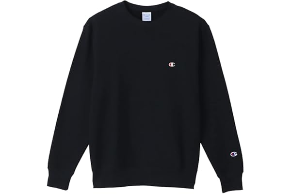 [Champion] トレーナー 長袖 裏毛 刺繍 ワンポイントロゴ クルーネックスウェットシャツ ベーシック C3-W001Z メンズ