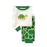 huafeiwude キッズ 子供 ベビー 2-7歳 春 秋 向け 服綿100％ルームウェア長袖パジャマ寝間着上下セット 部屋着 優れた通気性 I XL