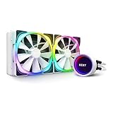 NZXT KRAKEN Xシリーズ 【X63 White】 RL-KRX63-RW 水冷CPUクーラー 14センチファンを2機搭載【140mmファン2基搭載】 KRAKEN
