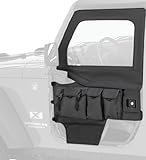 Bestop 51813-35 Black Diamond Element Door Storage Bag Set for Wrangler JK including Unlimited - Fro