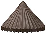 Kichler Lighting 15468AZT Ribbed Roof Deck Light 12-Volt Deck and Patio Light, Textured Architectura