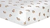 Trend Lab Reindeer Deluxe Flannel Fitted Crib Sheet by Trend Lab [並行輸入品]