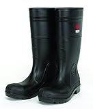MCR Safety PBS12013 Waterproof PVC Men's Knee Boot with Steel Toe, Black, Size 13, 1-Pair [並行輸入品]