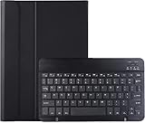 Lenovo Tab 5 ケース 801LV Lenovo M10 FHD REL キーボード LAVIE Tab E TE710/KAW キーボード【Trocent】SoftBank Lenovo Tab 5 801LV ケース キーボード付き スタンド機能 ペン収納 全面保護 スリムスタンドカバー 取り外し可能な無線Bluetoothキーボード 磁気着脱式キーボード(ブラック)