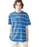 [トミーヒルフィガー] 公式 レギュラークラシックボーダーTシャツ DM19210 S ブルー