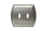 Amerock BP36529G10 Allison 2 Toggle Wallplate, Satin Nickel [並行輸入品]