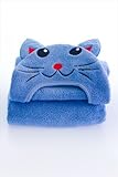 Little Ashkim Cat Hooded Towel (0-24M) by Little Ashkim