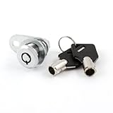 uxcell キー2本　ワットホーム　食器棚　キャビネット　17.5mm　スレッドシリンダー錠