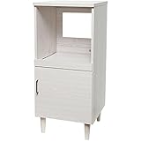 宮武製作所 レンジ台 EDER(エーデル) 組立品 スライドトレー付き 幅44.5cm ホワイト KCY-003(WH)