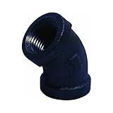 サウスランド520 – 204hn 3 / 4 "ブラック45 °エルボ