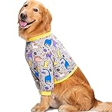 KUVEELA PET 犬用服 長袖 犬服 関節保護 関節の炎症 高齢補助 カバー服 前足 サポーター 保護服 オス メス 中型犬 大型犬 ラブラドール ゴールデンレトリバー ボーダーコリー 秋田犬（グレー ５Ｌ）