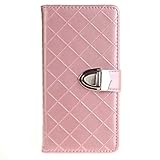 Huawei P9 ケース UNEXTATI 手帳型ケース 液晶保護 カバー カード収納 スタンド機能 付き Huawei P9 用 高品質 PUレザー ケース Case Cover (P1 ピンク)