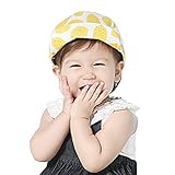 aloha lama ベビー キッズ 赤ちゃん 子供 用 レモン柄 帽子 キャップ 日除け 遠足 運動会 男の子 女の子 1 - 4歳 m002 (ホワイト)
