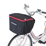 川住製作所(Kawasumi Seisakusyo) 自転車 バスケットカバー DX(フロントタイプ)KW-250BK ブラック